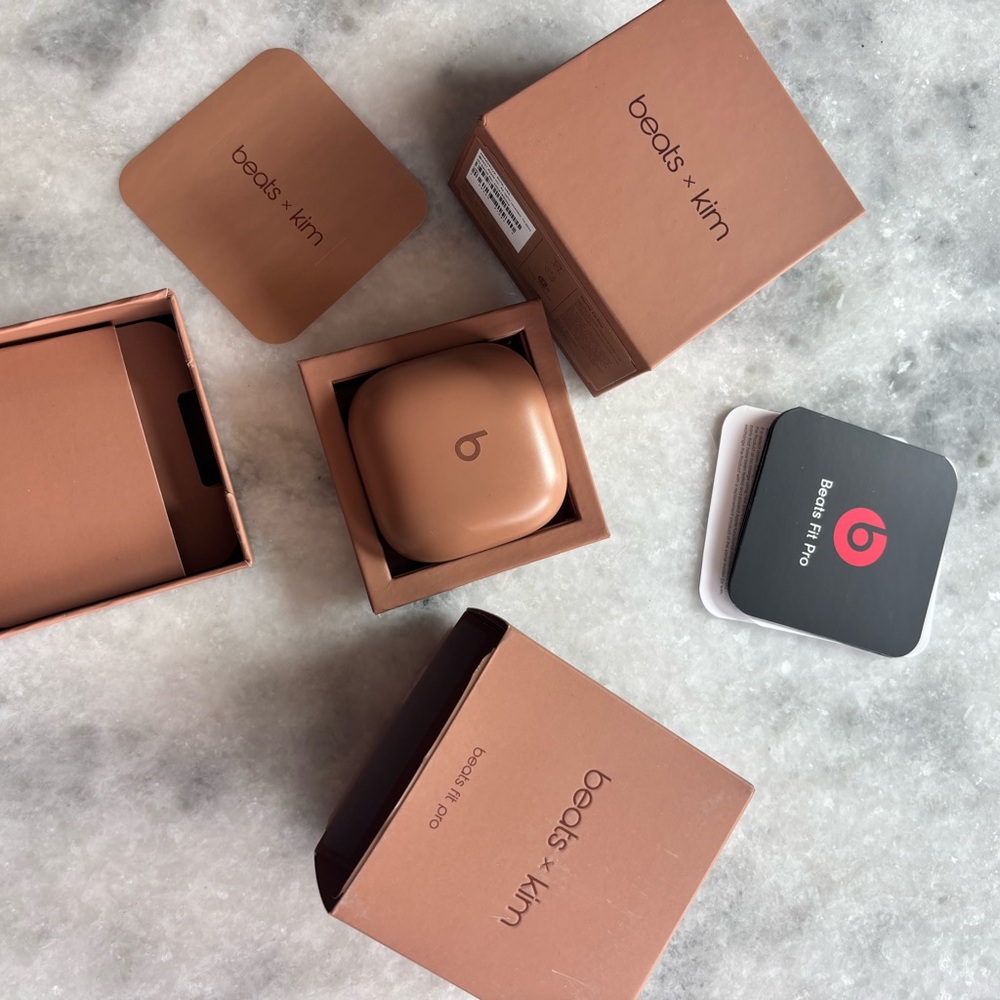 Beats by Dre Kim Collaboration Earbud Headphones - Color Dune